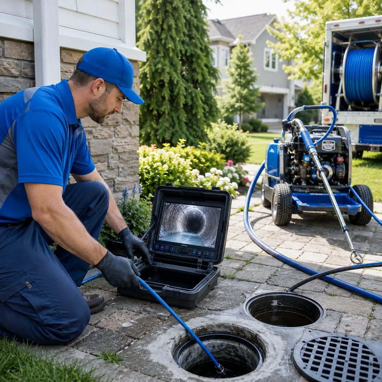 Outdoor drain cleaning professionals serving Karns City, PA